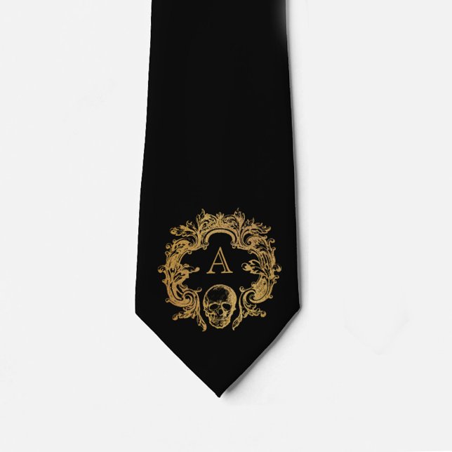 Gothic Glam | Neck Tie | Monogram | Black (Creator Uploaded)