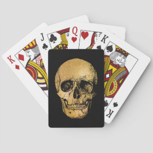 Gothic Glam Playing Cards Skull Black