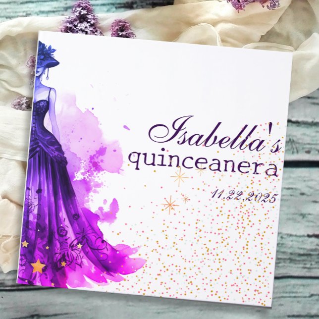 Gothic Glam Quince  purple Guest Book (Creator Uploaded)