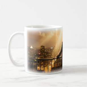 Gothic Glam Rooftop Queen City Lights Mug