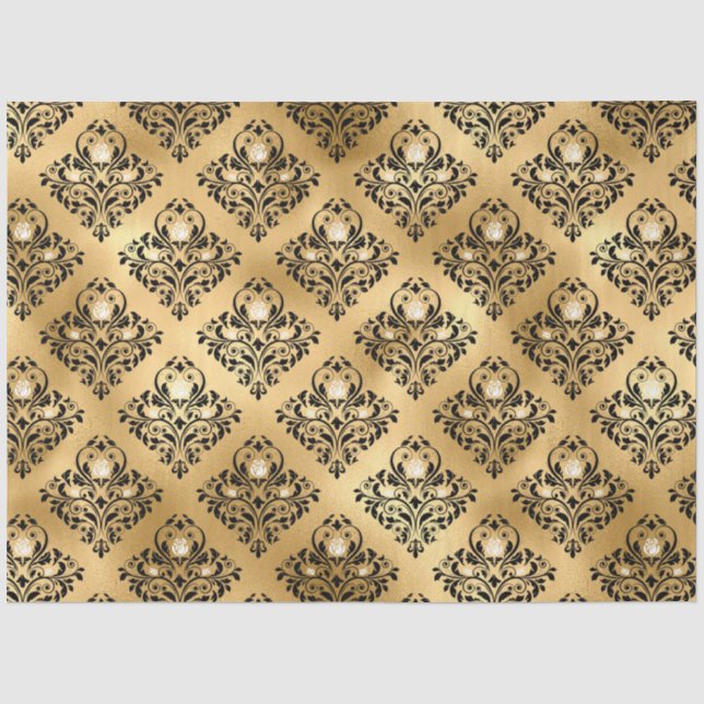 Gothic Gold Series Design 16 Tissue Paper (Front)