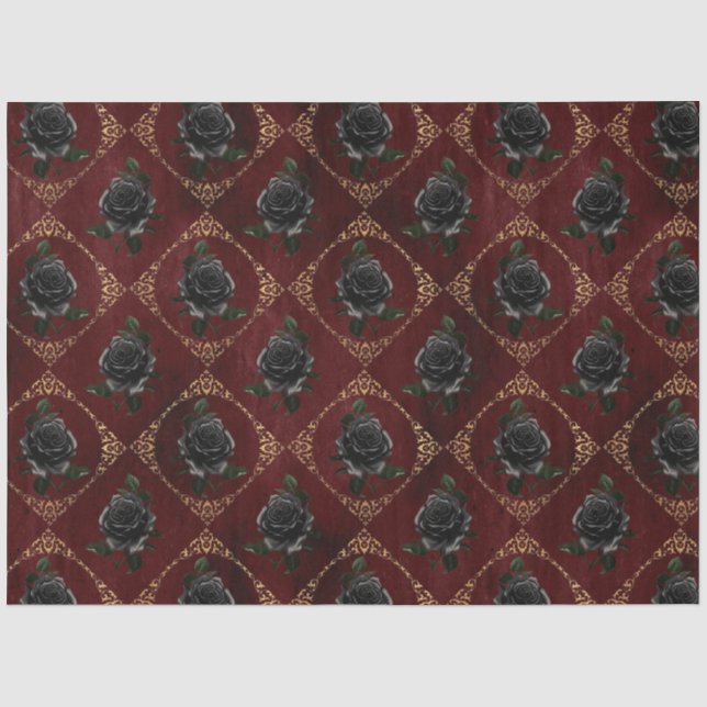 Gothic Gold Series Design 7 Tissue Paper (Front)