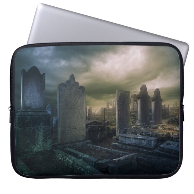 Gothic Graveyard 15" Laptop Case (Front)