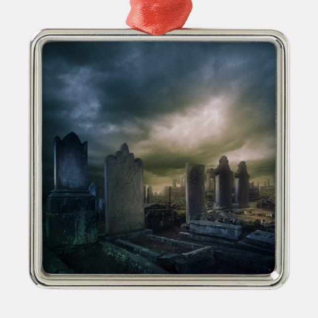Gothic Graveyard Ornament (Front)