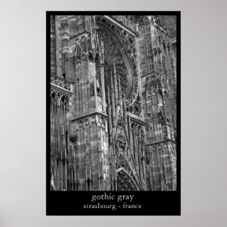 gothic grey poster