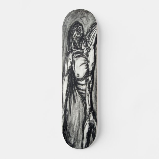 Gothic Grief and Agony Skateboard (Front)