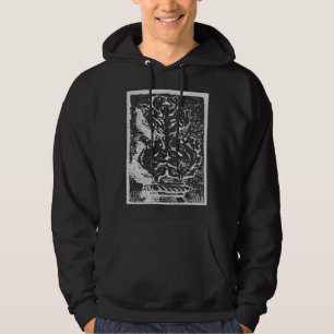Gothic Grunge Emo Punk Illustration Design Hoodie
