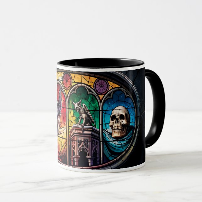 Gothic Guardians of the Gate Mug (Front Right)