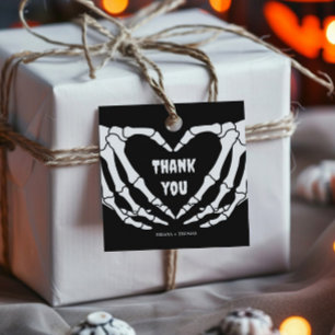 Gothic Halloween Baby Shower Favour Tags