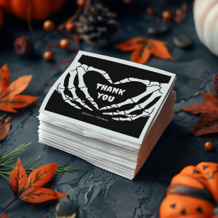 Gothic Halloween Baby Shower  Napkin