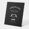 Gothic Halloween Black Wedding Open Bar Sign