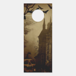Gothic/Halloween/fall/pumpkin  Door Hanger