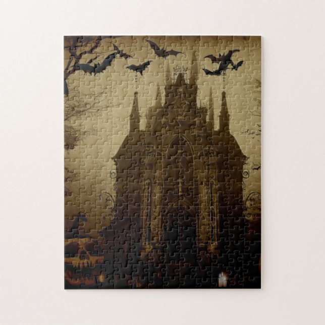 Gothic/Halloween/fall/pumpkin  Jigsaw Puzzle (Vertical)