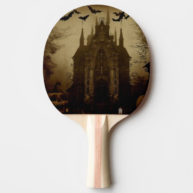 Gothic/Halloween/fall/pumpkin  Ping Pong Paddle (Front)