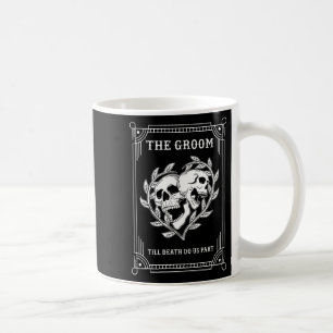 Gothic Halloween Groom Bride Wedding Bachelorette Coffee Mug