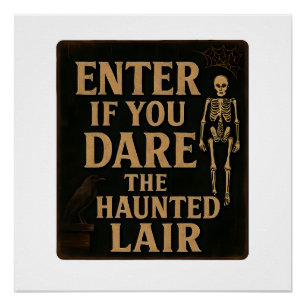 Gothic Halloween Home Decor Enter If You Dare