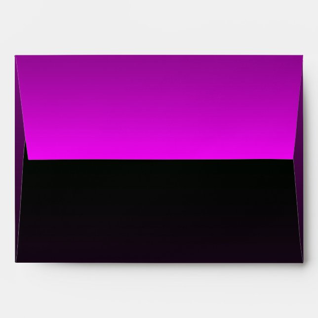 Gothic Halloween Midnight Envelope (Back (Top Flap))