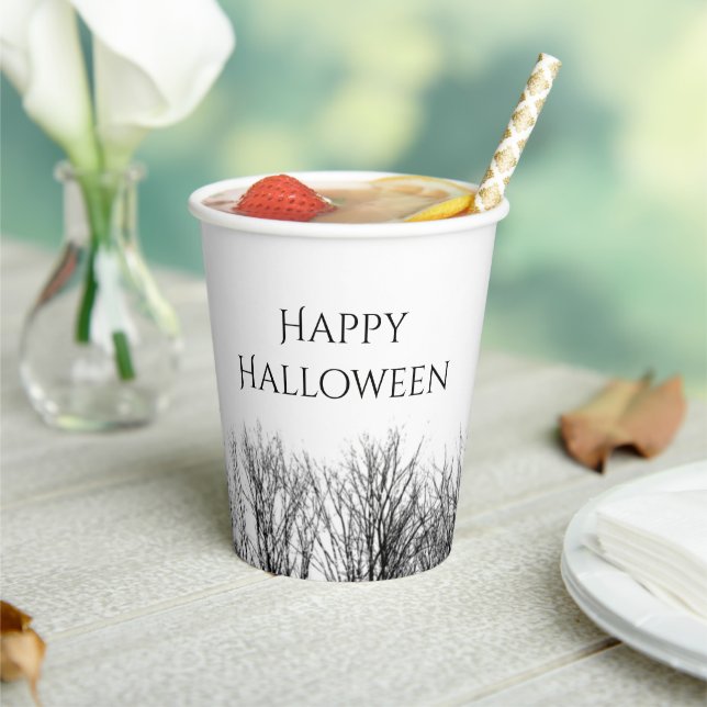 Gothic Halloween Party Haunted Woods  Paper Cups (Insitu)