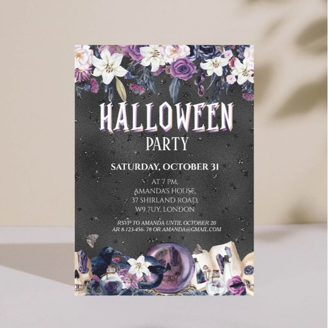 Gothic Halloween Party Invitation (Creator Uploaded)