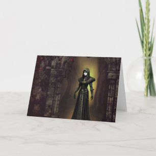 Gothic Halloween Party Invitation. Card