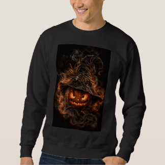 Gothic Halloween Pumpkin Fantasy Sweatshirt