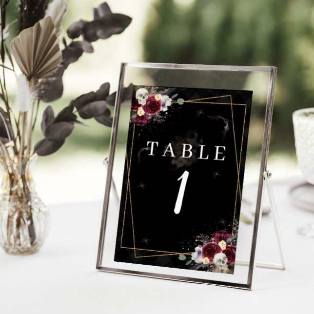 Gothic Halloween Table Numbers  (Creator Uploaded)