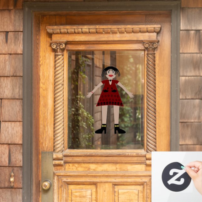 Gothic Halloween Vampire Lady (Home Door)