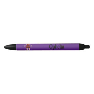 ]Gothic Halloween Vampire Lady Custom Name Black Ink Pen