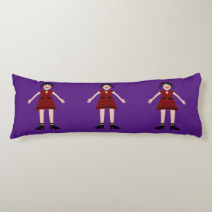 Gothic Halloween Vampire Lady Double Sided Body Cushion