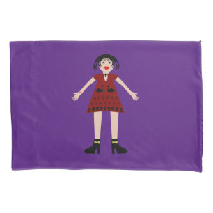 Gothic Halloween Vampire Lady Double Sided Pattern Pillowcase