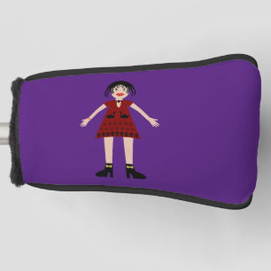 Gothic Halloween Vampire Lady Golf Head Cover