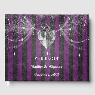 Gothic Halloween wedding guest book