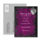 Gothic halloween wedding save the date postcard