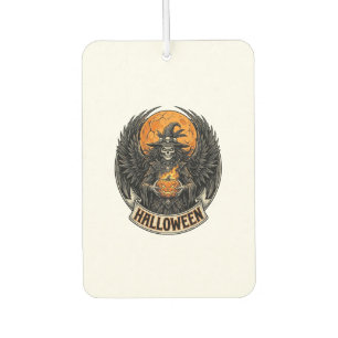 Gothic Halloween Witch Vintage Car Air Freshener