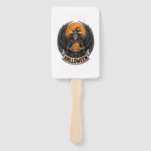 Gothic Halloween Witch Vintage Hand Fan