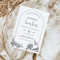 Gothic hand drawn arch 30th Birthday Party