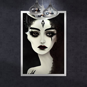 Gothic Harlequin Poster