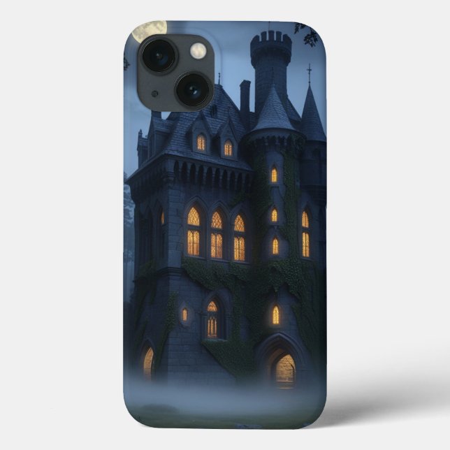 Gothic Haunted Castle iPhone Case - Dark Fantasy (Back)