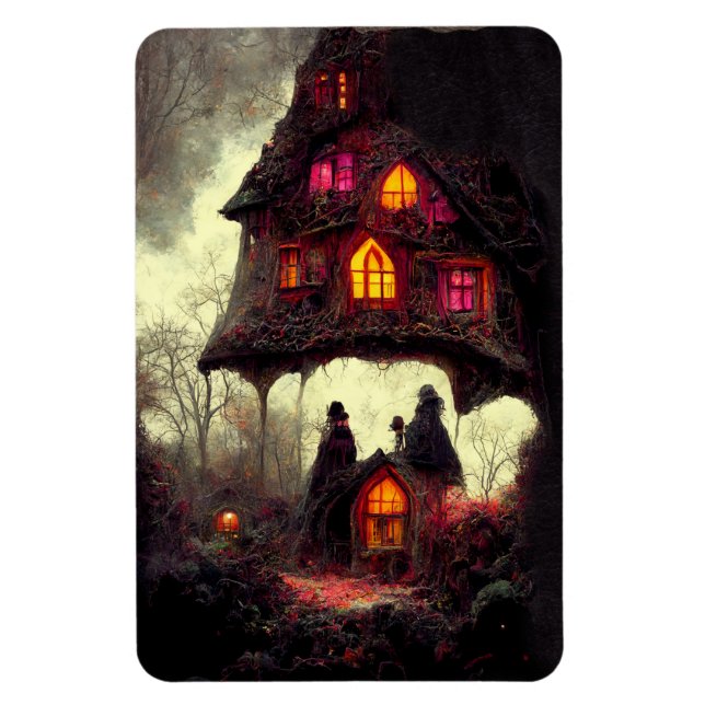 Gothic Haunted Tree Creatures Magnet (Vertical)