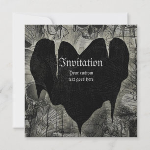 Gothic Heart Invitation