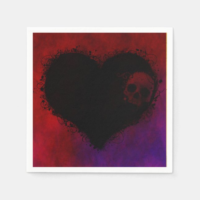 Gothic Heart Napkin (Front)