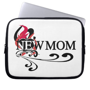 Gothic Heart New Mum T-shirts and Gifts Laptop Sleeve
