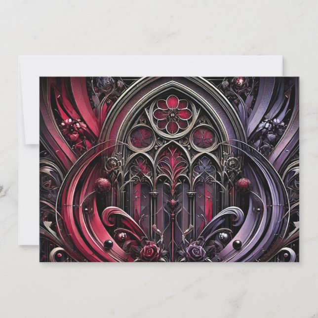 Gothic Holiday Greeting Card (Front)