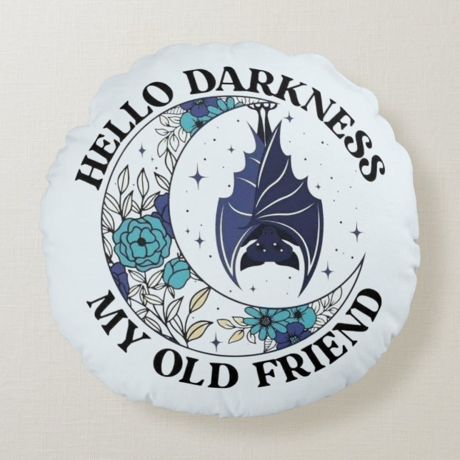 Gothic Home Decor Round Cushion (Front)