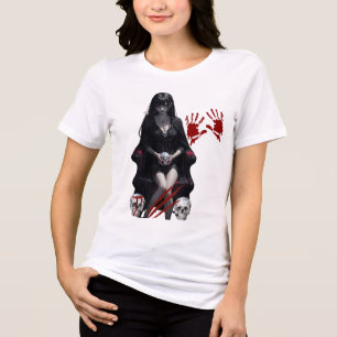 Gothic Horror Anime T-Shirt  Tri-Blend Shirt