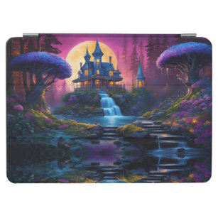 Gothic House on Hill with Waterfalls iPad Air Cover