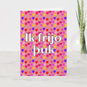 Gothic - I love you Card