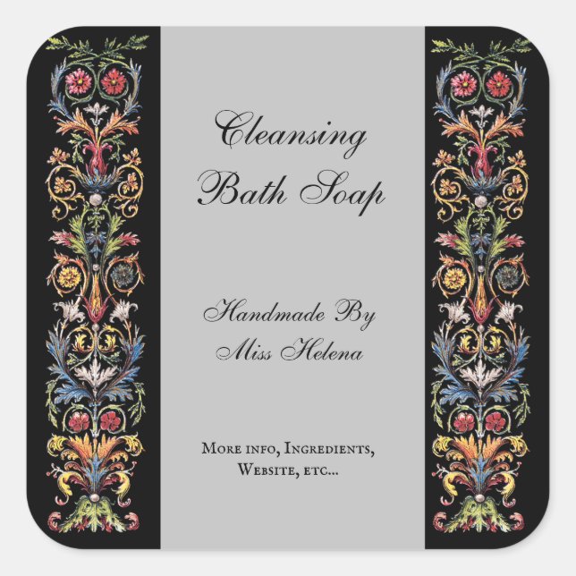 Gothic Illuminated Art Editable Product Sticker (Front)