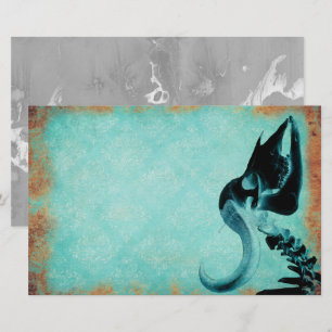 Gothic junk journal paper