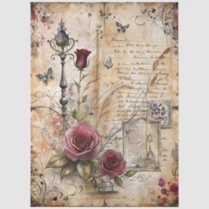 Gothic Junk Journal Series Design 3 Tissue Paper